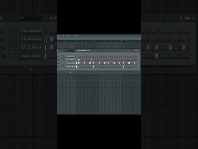 Important Drill Drum Pattern You Should Know #flstudio #producer #shorts #beats #drill