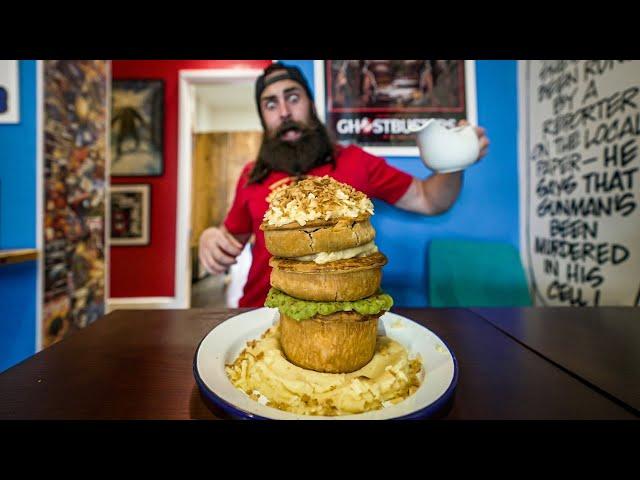 PIE CARAMBA'S 'PIE SCRAPER' CHALLENGE | BeardMeatsFood