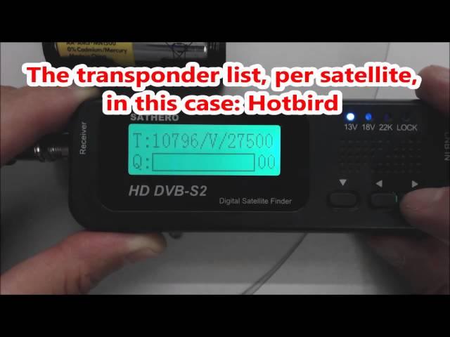SatHero SH-100HD satellite finder