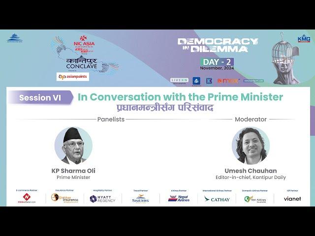 In Conversation with the Prime Minister - Session 6 | Kantipur Conclave Day 2-14 November 2024|LIVE