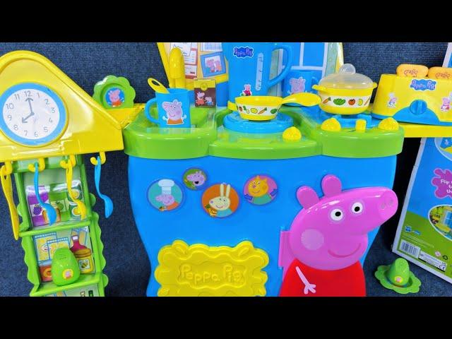 8 Minutes Satisfying with Unboxing Peppa Pig Kitchen Playset | Peppa Cooking Toys ASMR | Review Toys