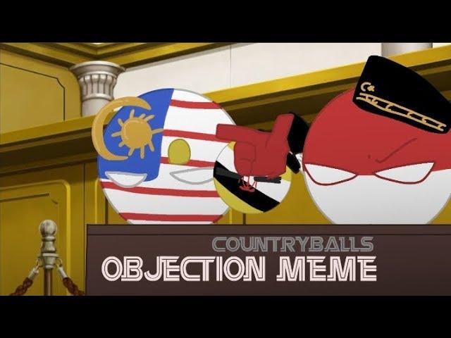 objection meme | countryballs | flipaclip |