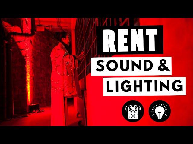 Rent Sound & Lighting | Best Sound & Lighting Rental in NYC, NJ, CT, PA, MD, MA, DC