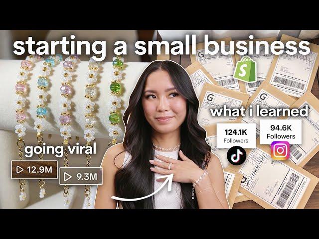 how to start a Small Business  my small biz journey & going viral the 1st month