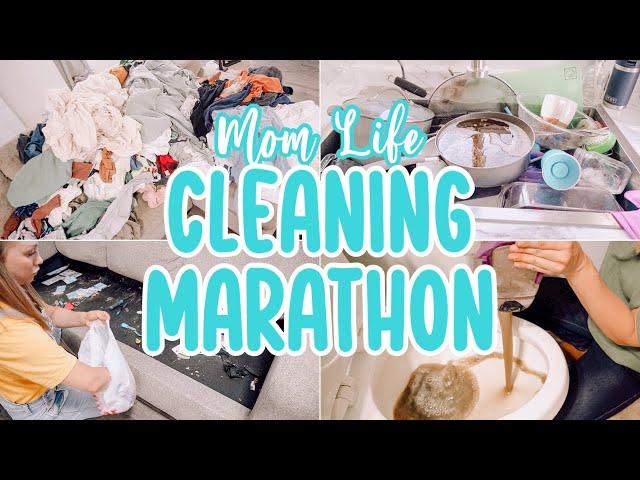 MOM LIFE CLEANING MOTIVATION MARATHON // CLEAN WITH ME MARATHON // 3 HOURS OF CLEANING MOTIVATION