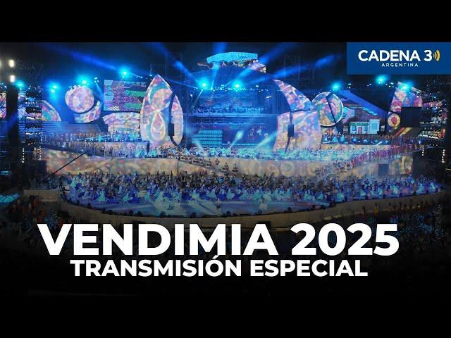 EN VIVO | FIESTA NACIONAL DE LA VENDIMIA 2025 | Sábado 8 de Marzo | Cadena 3 en Mendoza