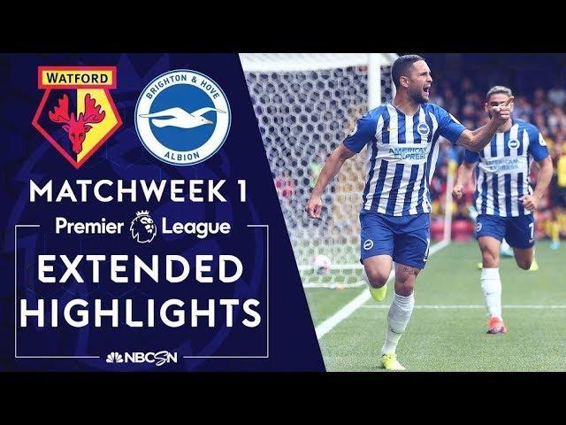 Watford v. Brighton | PREMIER LEAGUE HIGHLIGHTS | 8/10/19 | NBC Sports