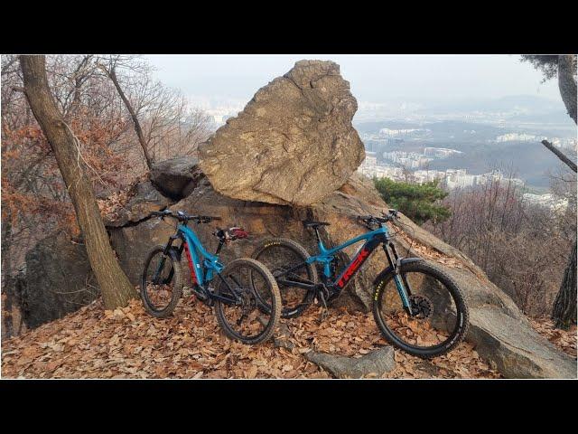 (왈바OB코스/송동하 쌤 촬영감사) #trekrail 라이딩 중 뒷허브 사망 #Gangnam #trail urban singletrack #emtb #트렉 #trek