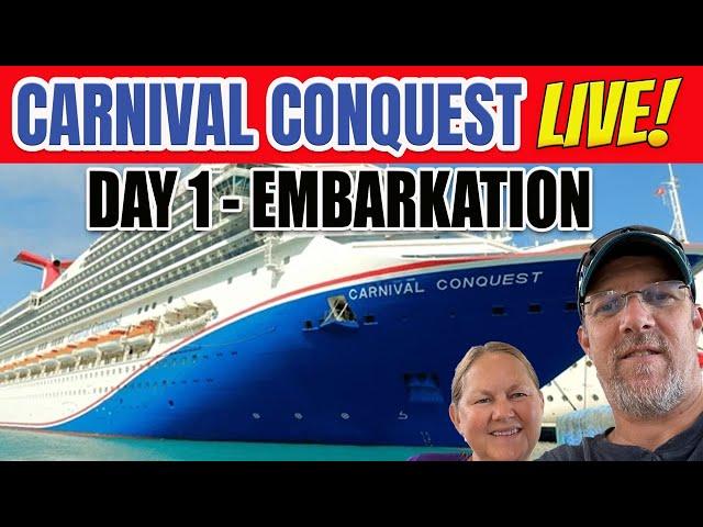 LIVE From the Carnival Conquest With Tall Man's Cruise Adventures