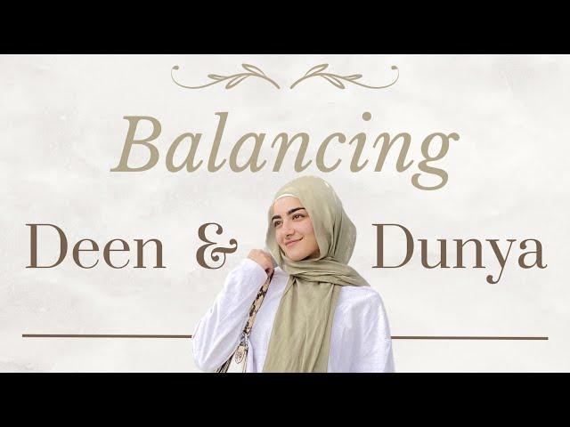 How to Balance Deen and Dunya? How to be Consistent? How to Manage a Busy Schedule?