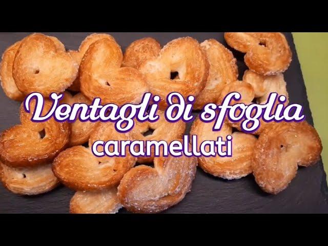 Ventagli di sfoglia caramellati (ricetta veloce)