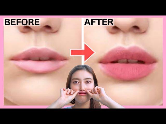 Get Fuller Lips, Plumper Lips, Pink and Cute Lips Naturally with This Face Exercise!