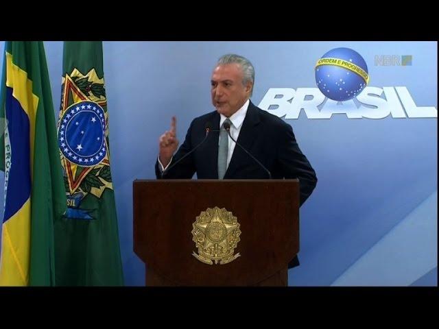 Brazil's Temer: 'I will not resign'