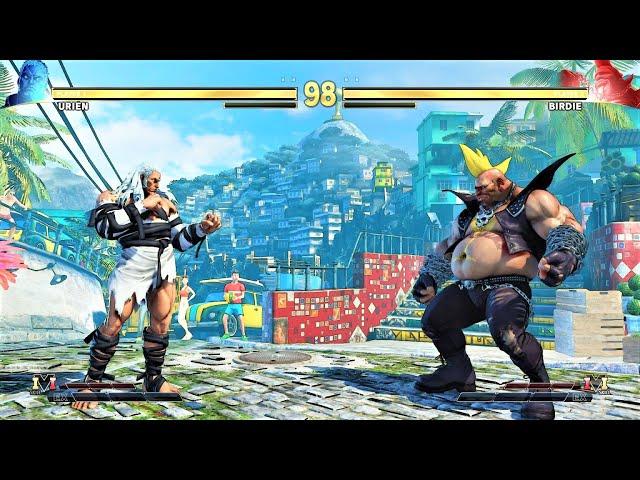 Urien vs Birdie (Hardest AI) - Street Fighter V