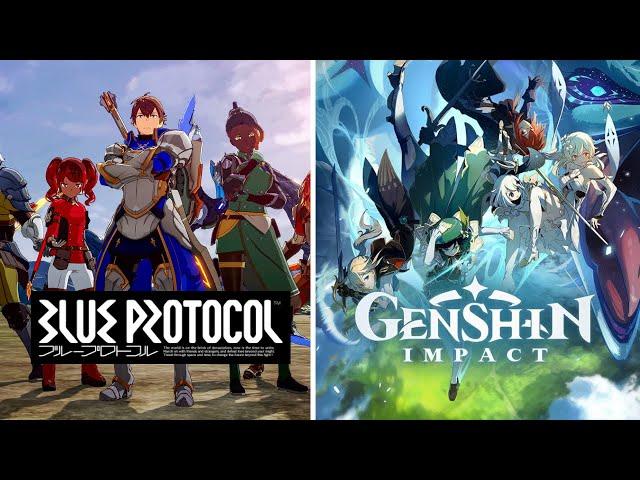 Blue Protocol vs Genshin Impact | Gameplay