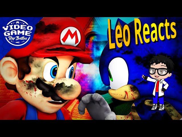 Leo Reacts  Super Mario vs. Sonic the Hedgehog - Video Game Rap Battles