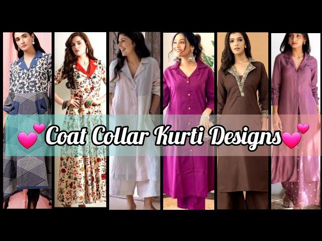 Latest Coat Collar Kurti Designs| Collar Neck Kurti Design| Kurti Design 2024