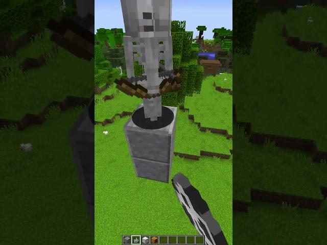 1000 Skeletons vs 1 Golem in Minecraft #shorts #minecraft #meme