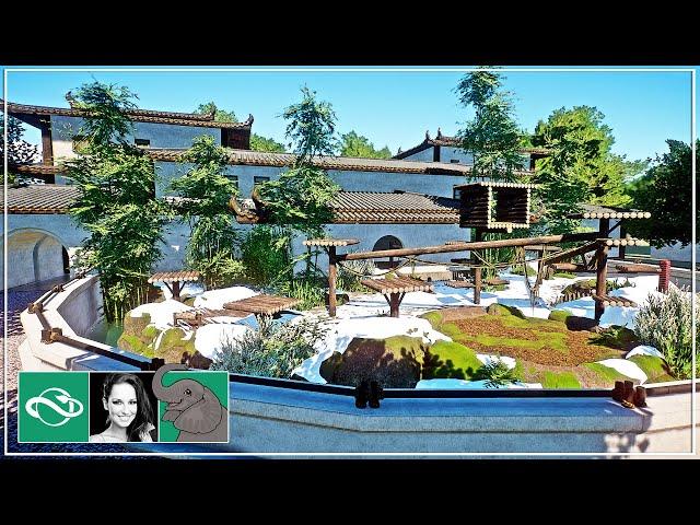  Japanese Macaque habitat | City Zoo | Planet Zoo |