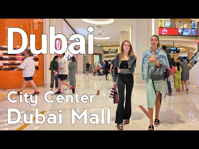 Dubai [4K] Amazing Dubai Mall, City Center Walking Tour 