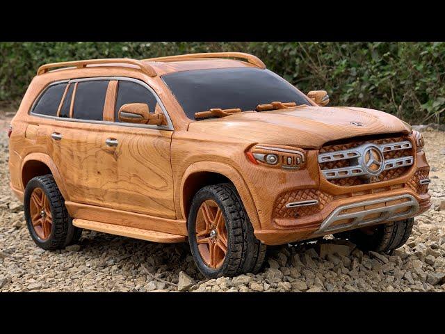 Wood Carving - Mercedes-Benz GLS 450 4MATIC 2022 - Woodworking Art