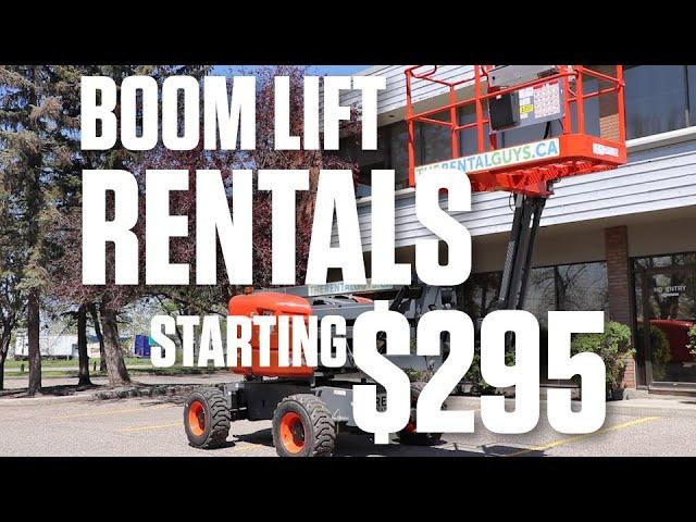 Need a Boom Lift? We Have Indoor & Outdoor Boom lifts available for rent!