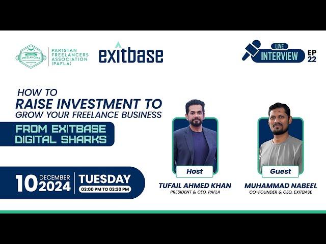 How to Raise Investment to Grow Your Freelance Business from ExitBase - Digital Sharks