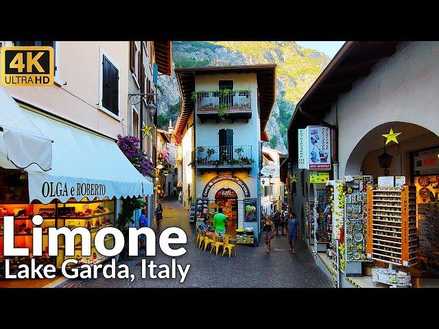 Limone Sul Garda, Italy - 4K Walking Tour of Italy's Prettiest Town