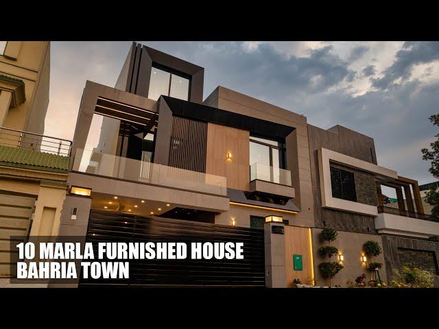 10 Marla Furnished Perfection in Bahria Town Lahore | Designed by CFJ Architects