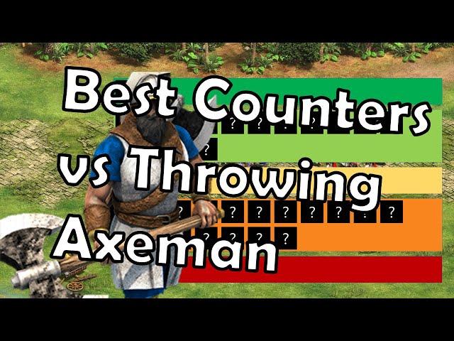 ELITE THROWING AXEMAN | Best Unique Counters | Tierlist | Age of Empires 2