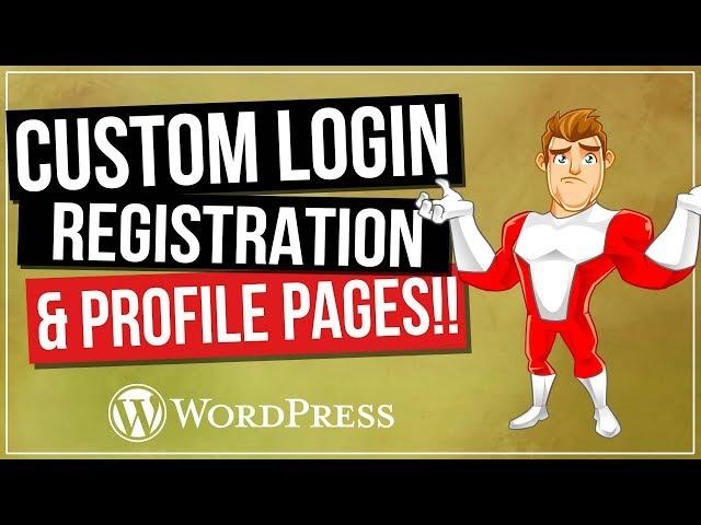 WordPress Login And Registration Pages | Customize Your Website for FREE