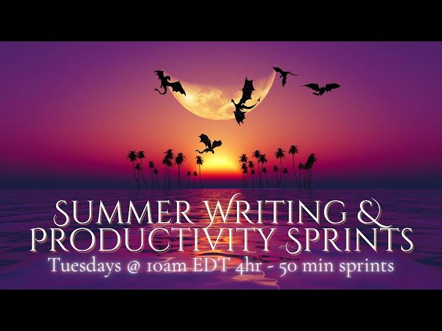 Writing/Productivity 50 minute Sprints {{ Tuesdays @ 10am EDT }} authortube