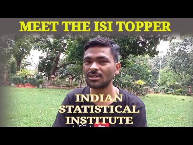 MEET THE ISI TOPPER from BHU |INDIAN STATISTICAL INSTITUTE KOLKATA|BHU |