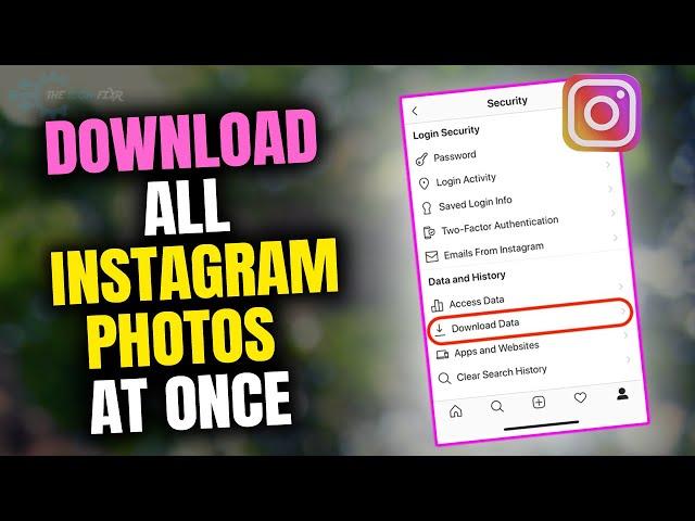 How to download all instagram photos at once 2023