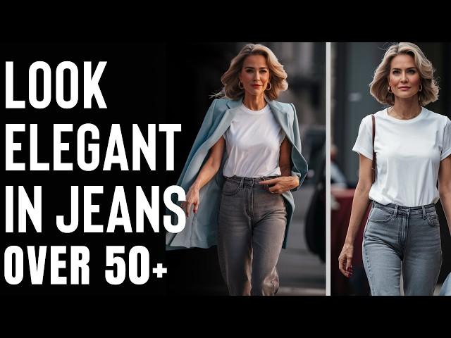 How To Look Good in Jeans Over 50+