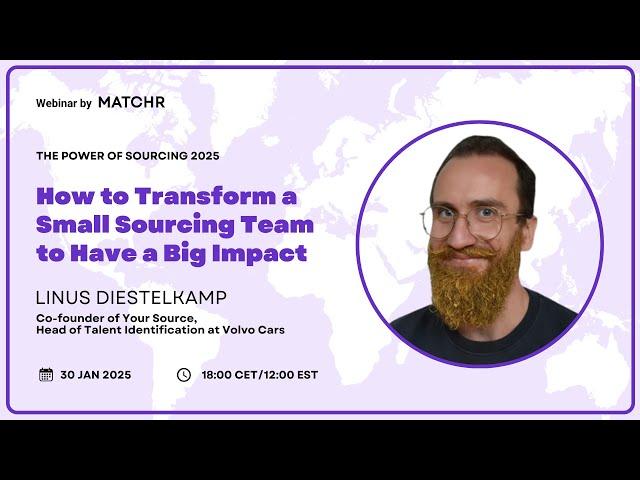 How to Transform a Small Sourcing Team to Have a Big Impact | Linus Diestelkamp