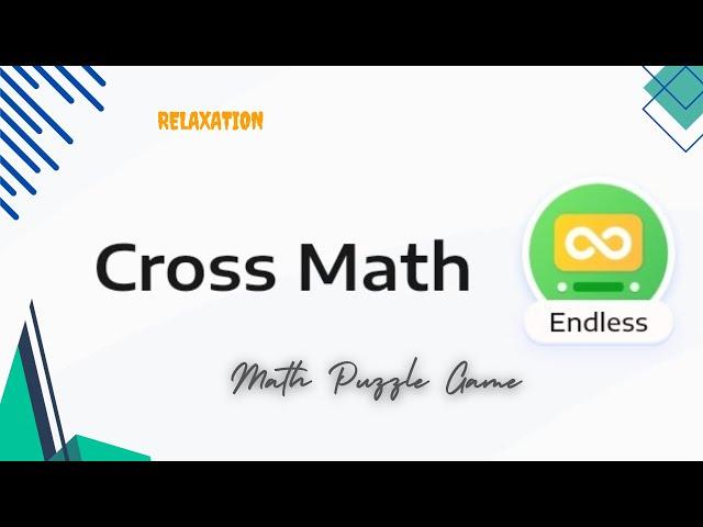 CROSS MATH || #crossmathpuzzle #mathpuzzler #puzzlegame