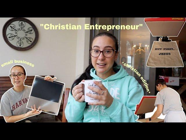 Day in the life of a CHRISTIAN ENTREPRENEUR | Small Business Owner *christian edition* | Ministry