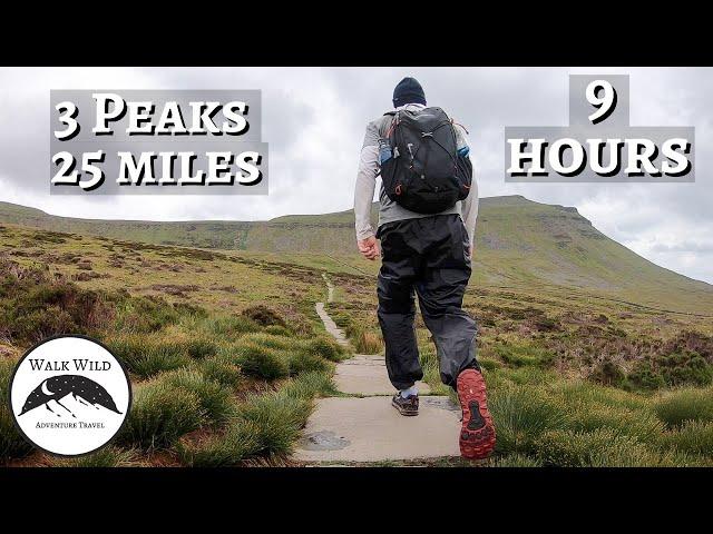 Yorkshire Three Peaks Solo Hike | Heavy Wind & Rain