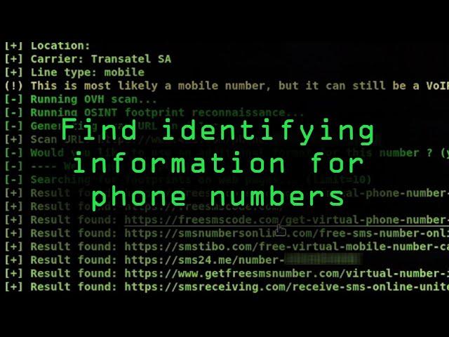 Find Information from a Phone Number Using OSINT Tools [Tutorial]