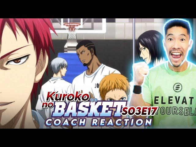 Coach Reacts to Kuroko no Basket S3 E17