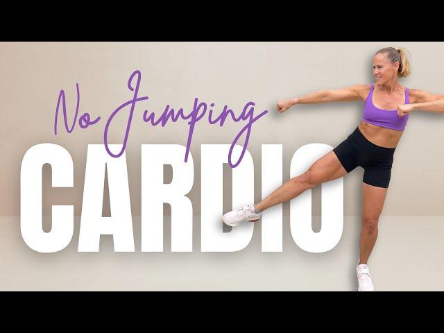 20 MIN NO JUMPING CARDIO WORKOUT | Sweat & Burn