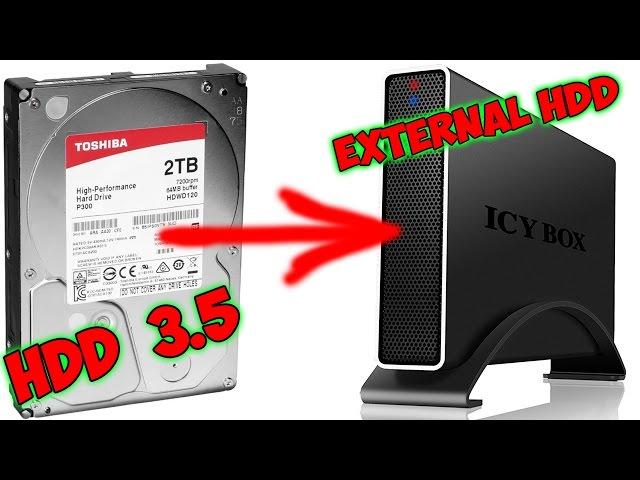 КАК СДЕЛАТЬ ВНЕШНИЙ ЖЕСТКИЙ ДИСК ИЗ ОБЫЧНОГО HDD 3.5 ДЮЙМОВОГО