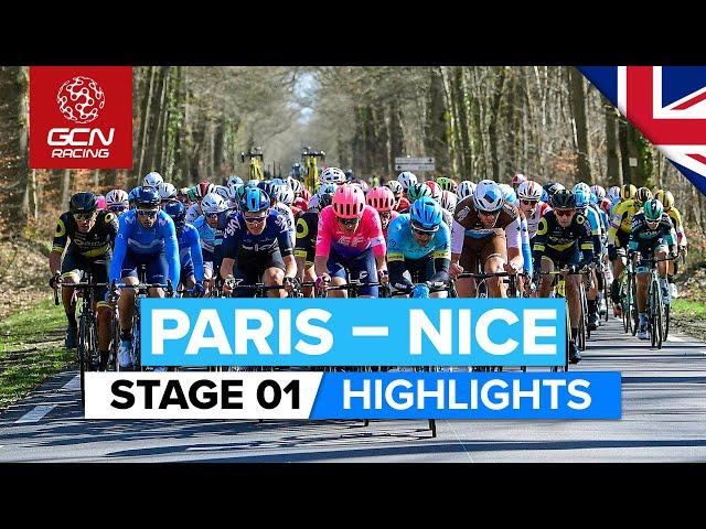 Paris-Nice 2020 Stage 1 HIGHLIGHTS | Plaisir - Plaisir