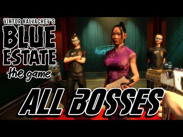 Blue Estate - All Bosses + Ending