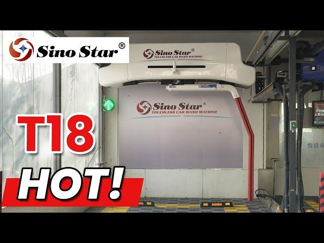 Experience the Future of Car Washing with T18: Sino Star's Advanced Technology in Action