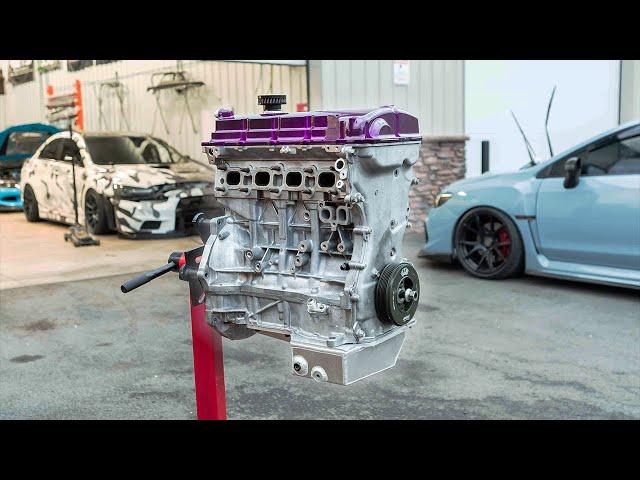 Rebuilding an 800WHP 4 Cylinder Engine (4B11T)