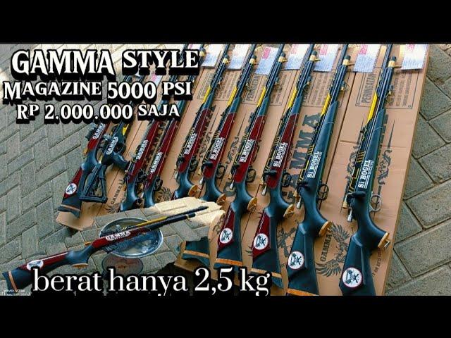 GAMMA Style,, MAGAZINE 5000 psi cukup harga 2 juta,, Ringan berat hanya 2,5 kg..!!