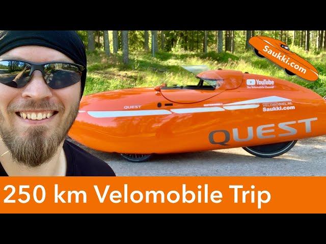 250 km Velomobile Road Trip to Manamansalo