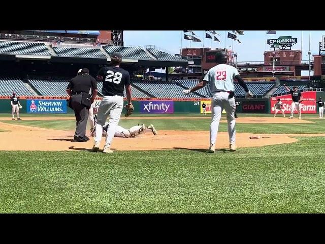 Tommy Ruth (Red Bank) makes it 3-1 Jersey Shore with a sac fly